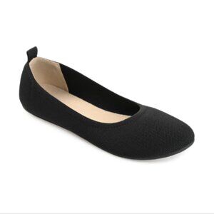 Journee Women's Tru Comfort Foam Jersie Flat Black NWT